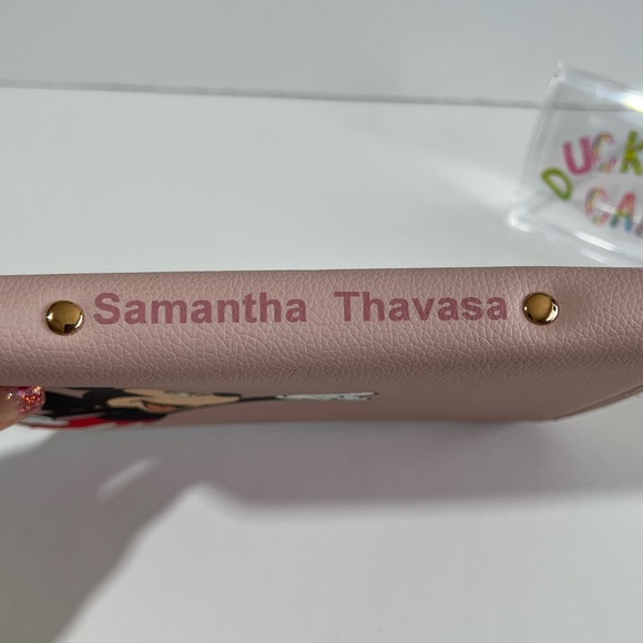 NEW Samantha Thavasa Mickey & Minnie Large Pink Wallet / Planner - Picture 5 of 11
